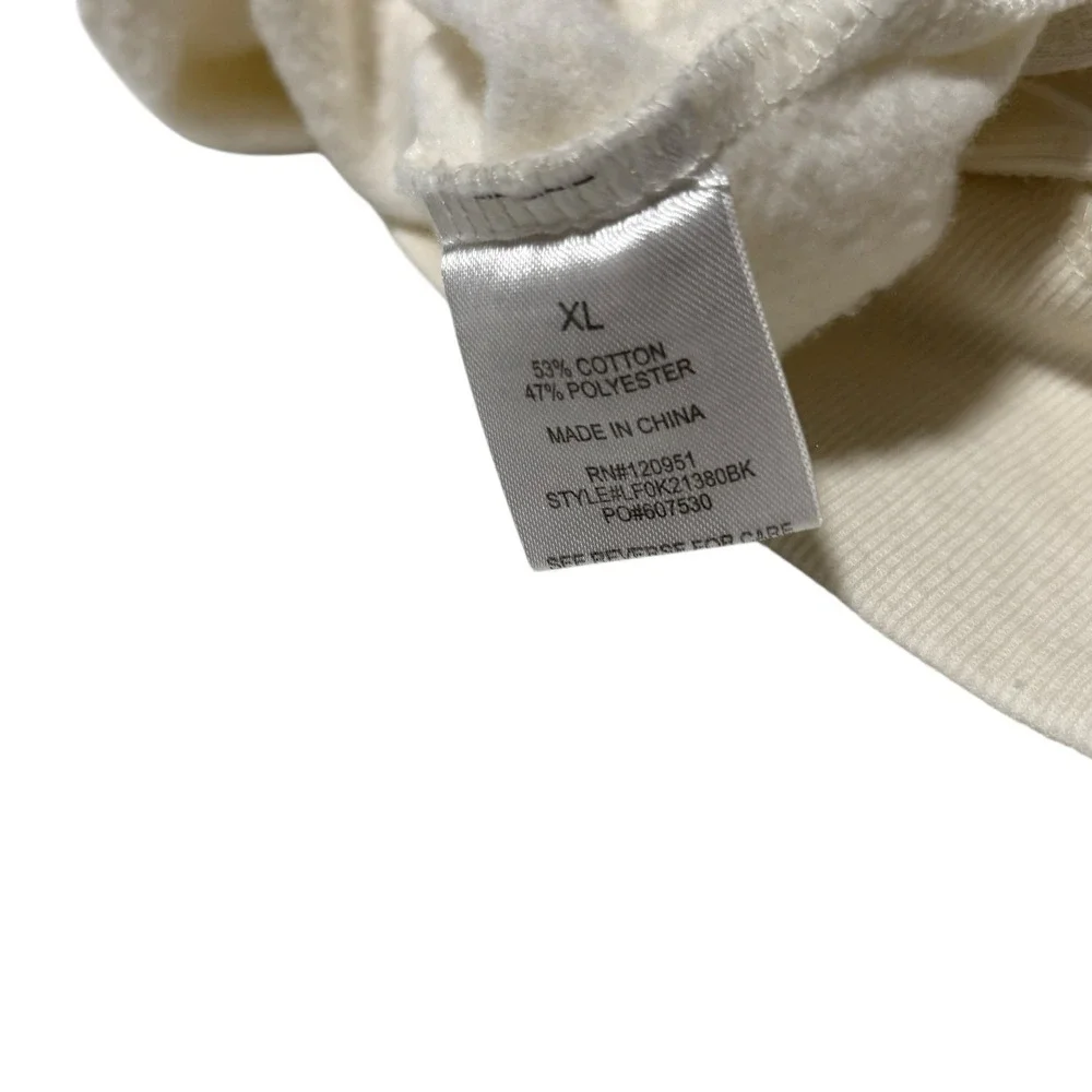Olive Oak Loungewear Women's Soft Stretch Sweatshirt Beige‎ Size XL 23 x 28